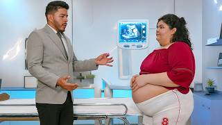 Obesa embarazada de millonario