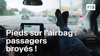 Danger airbag en voiture