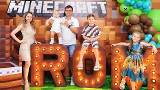 Diana, Roma und Oliver feiern Kindergeburtstag