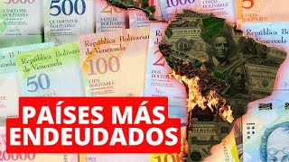 Países más endeudados de América Latina