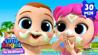 Little Angel: In piscina